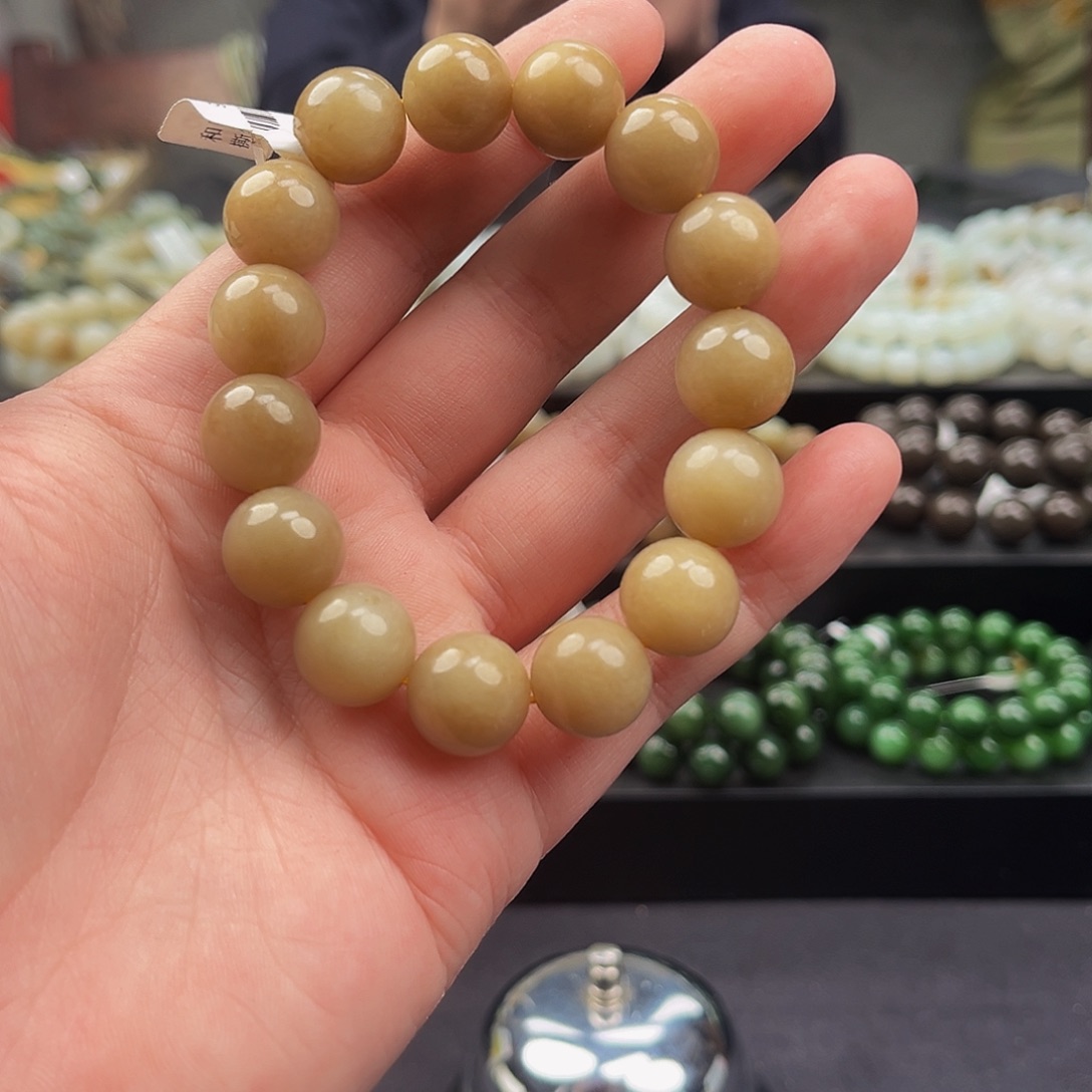 和田玉手串未镶嵌