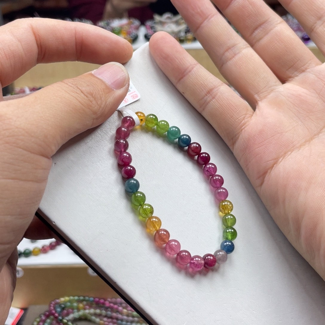 碧玺手串未镶嵌6mm.mmmmmmmmm