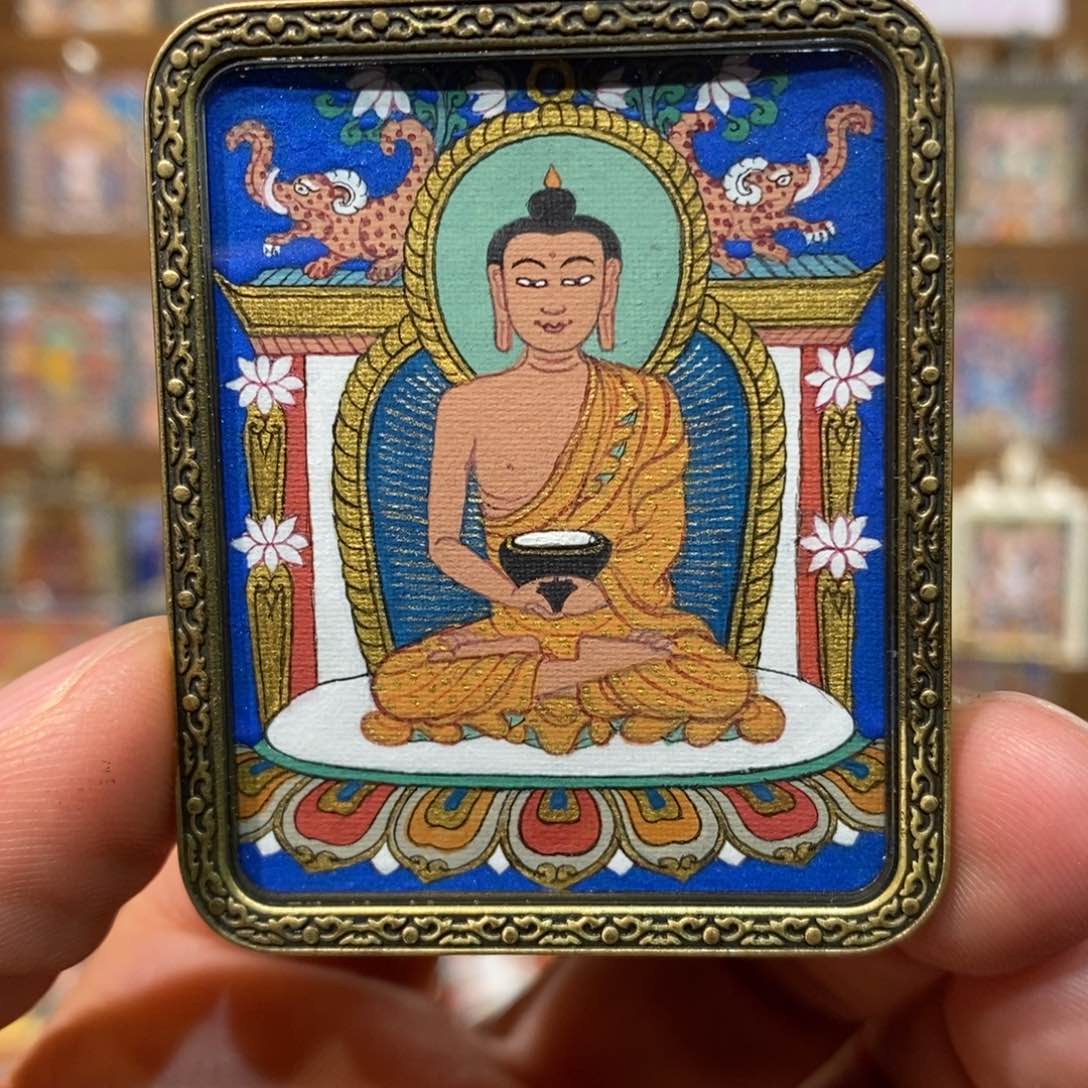 吊坠尕松老师特惠藏卡阿弥唐卡