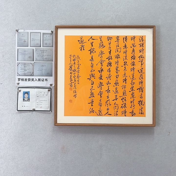 书法罗柏发老师作品