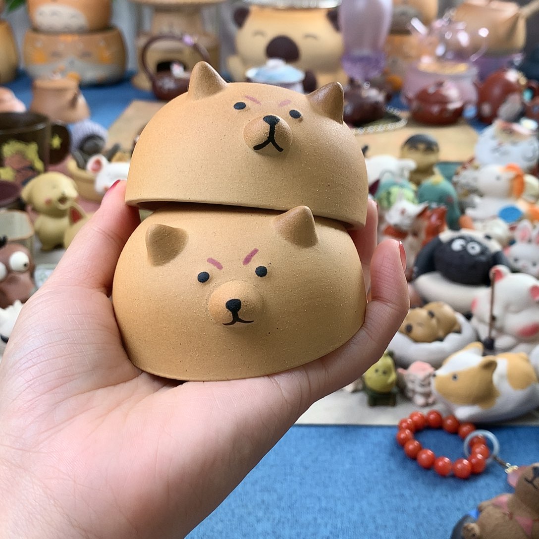 茶宠紫砂手工制作