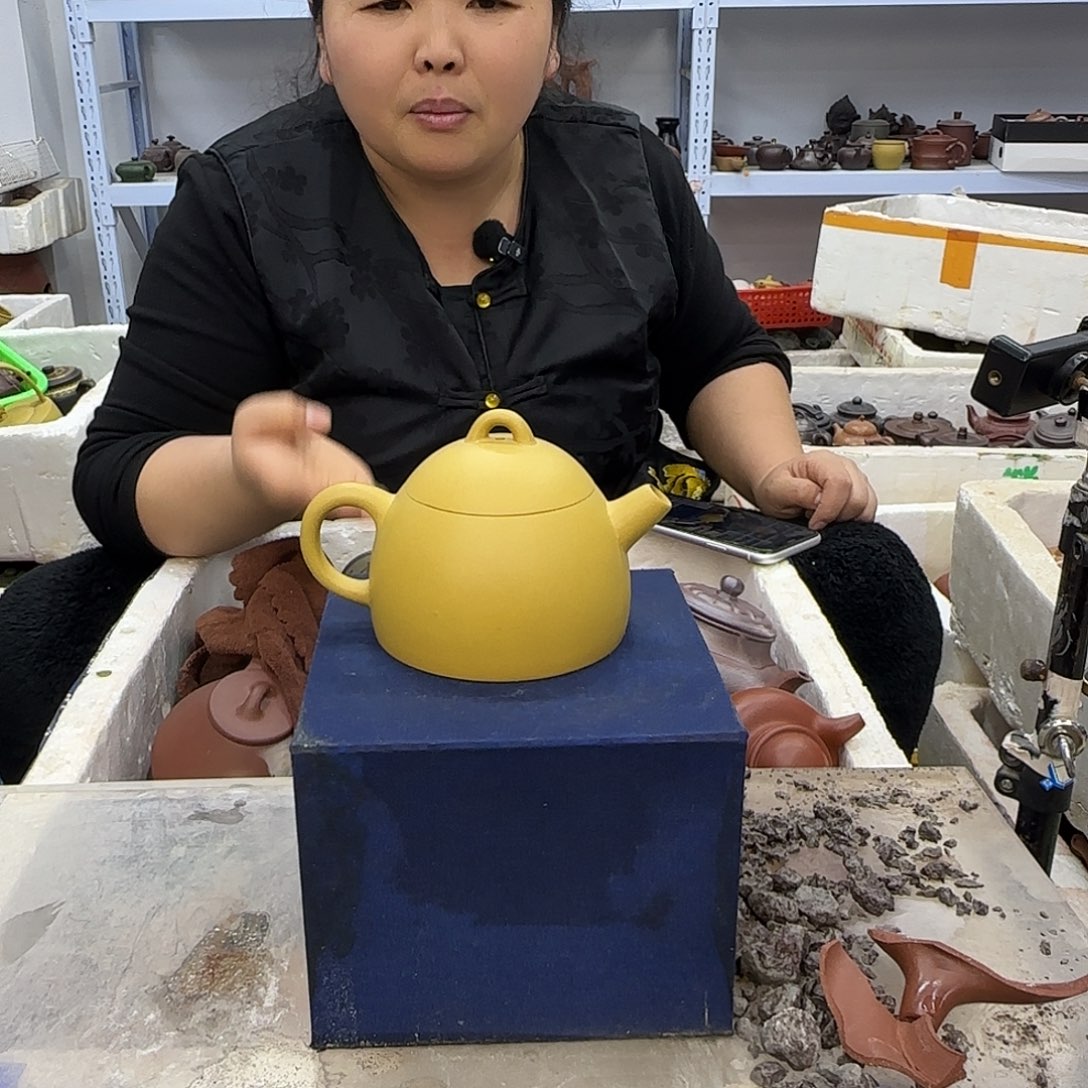 茶壶紫砂宜兴紫砂壶瑕疵处理