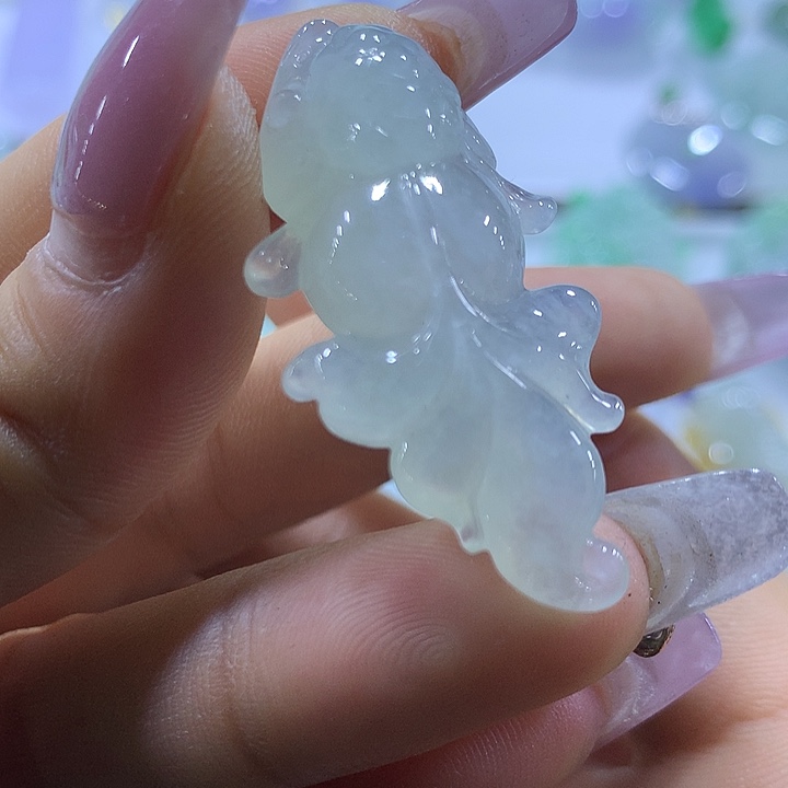 翡翠未镶嵌颈饰天然翡翠A货吊坠