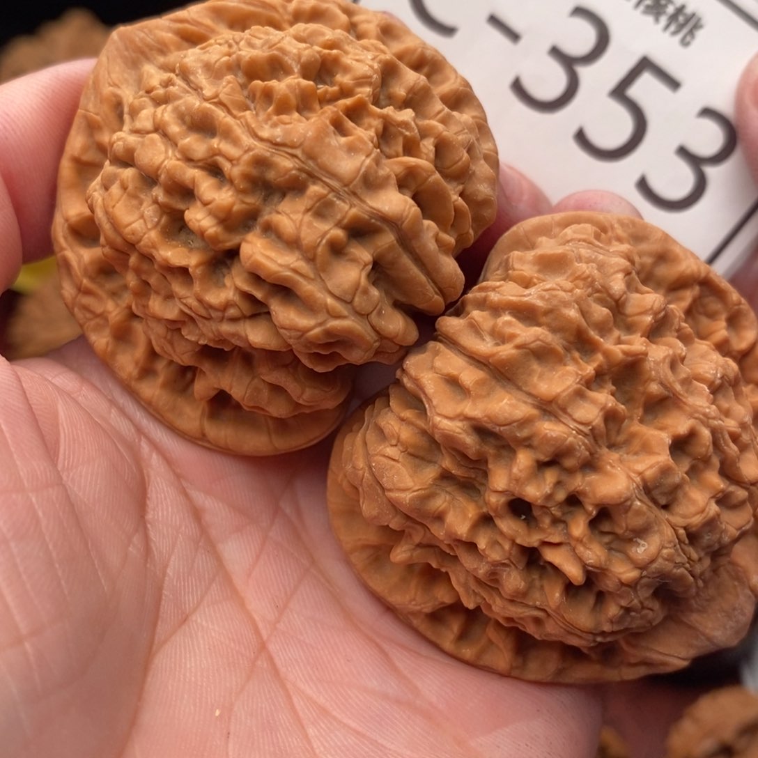 文玩核桃把件官帽46