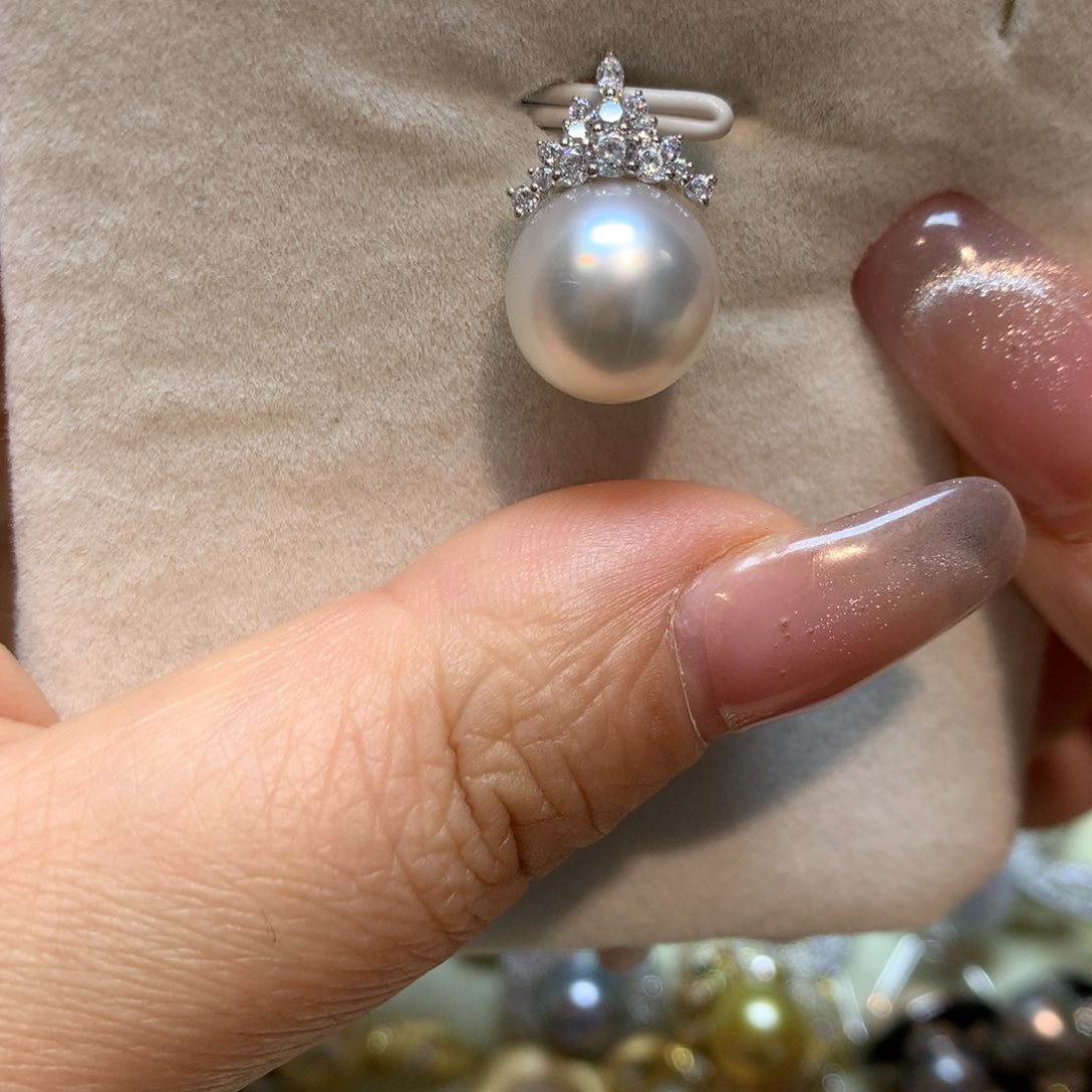 海水珍珠颈饰14K金镶嵌