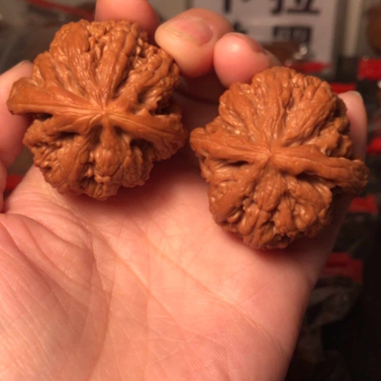 【闪购商品】文玩核桃把件大粗筋41.5