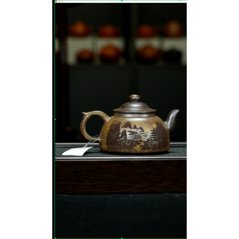 D0204宜兴紫砂龙壶230cc