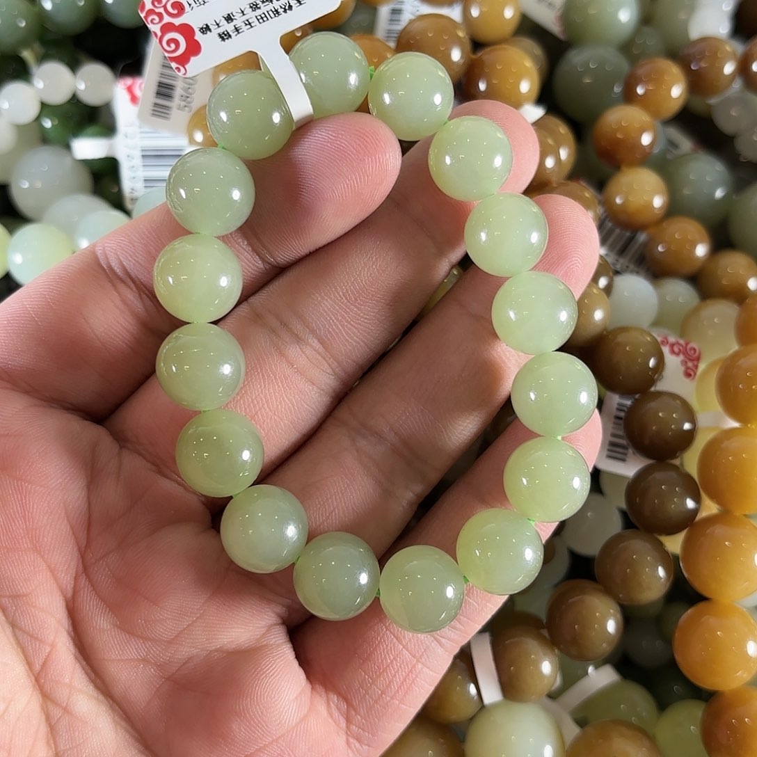 和田玉手链未镶嵌W347