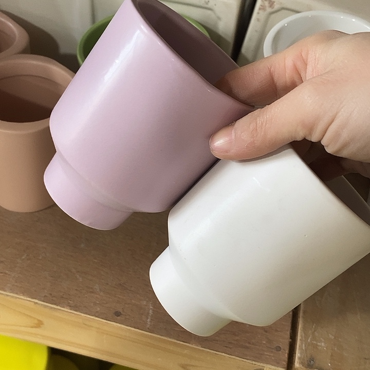 陶盆有孔 瑕疵针孔漏釉介意勿拍外口 8外高10