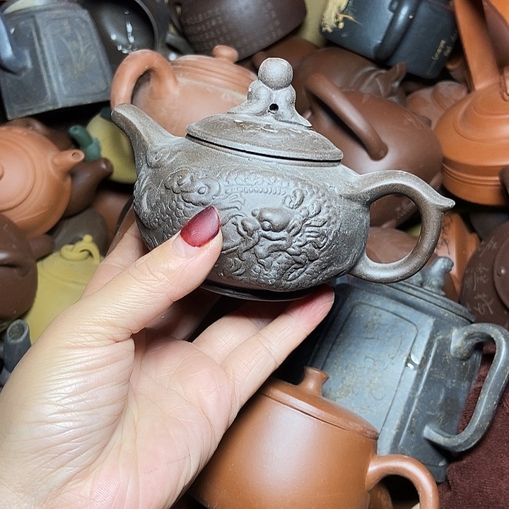 全手工制作宜兴紫砂茶壶