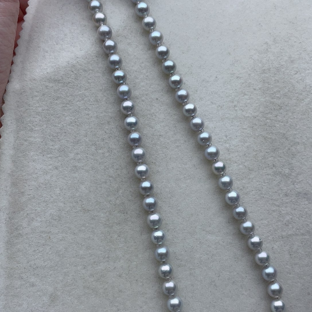 海水珍珠项链136合金