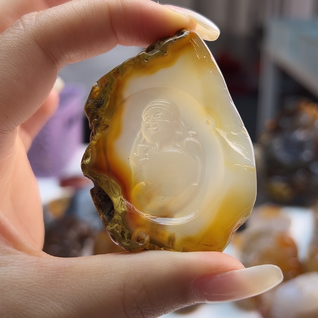 玛瑙/玉髓未镶嵌吊坠(不含链)