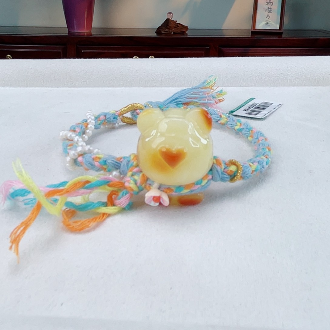 未镶嵌蜜蜡手链蜜蜡