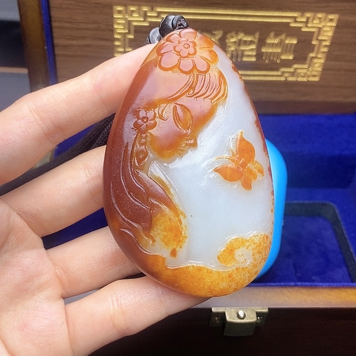 和田玉挂件未镶嵌夏*N