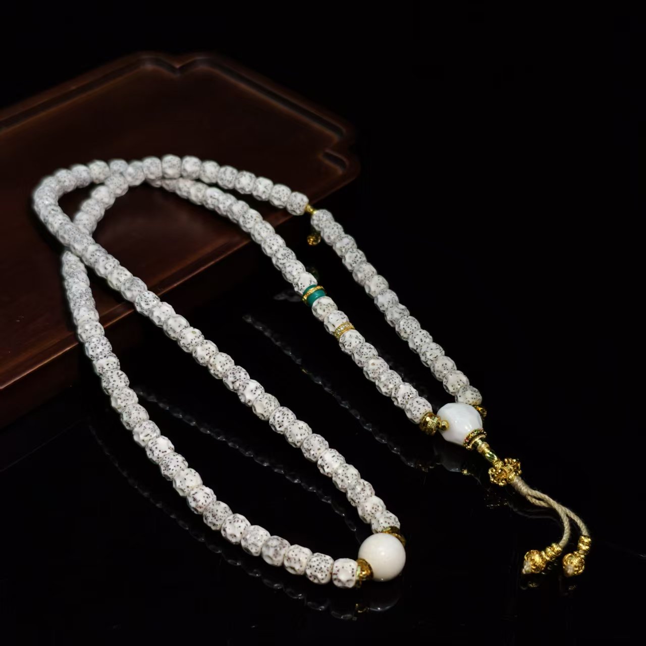 星月菩提颈饰108造型