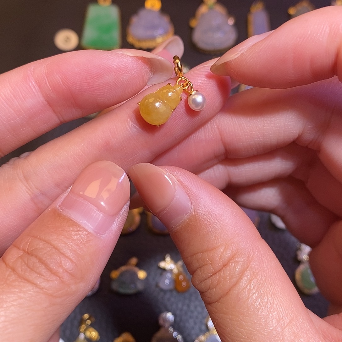 翡翠银S925镶嵌项链