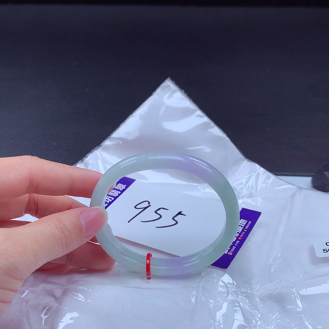 翡翠手镯（贵妃镯）未镶嵌手镯000114