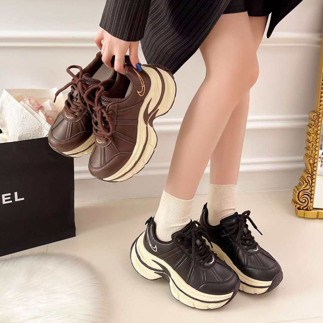 【G32】加绒秋冬秋季女鞋春季运动鞋休闲鞋百搭时尚老爹鞋