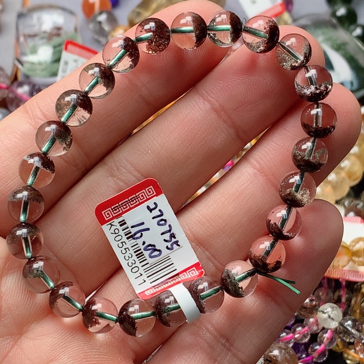 水晶手串未镶嵌天然