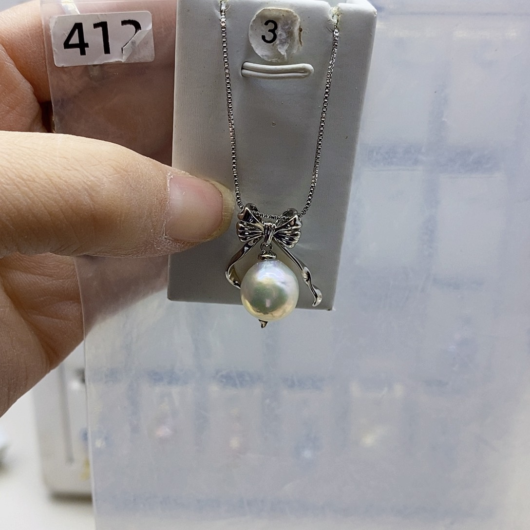 颈饰合金淡水珍珠