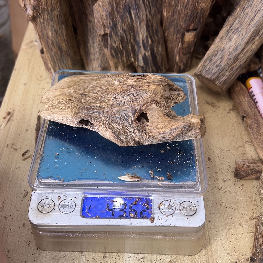 香料绿奇楠虫漏43克乌身