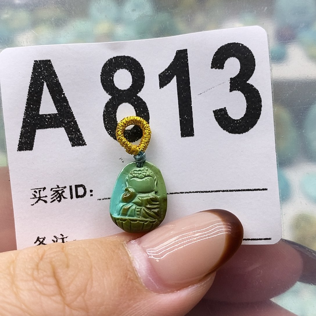 绿松石未镶嵌绿松石配饰定制