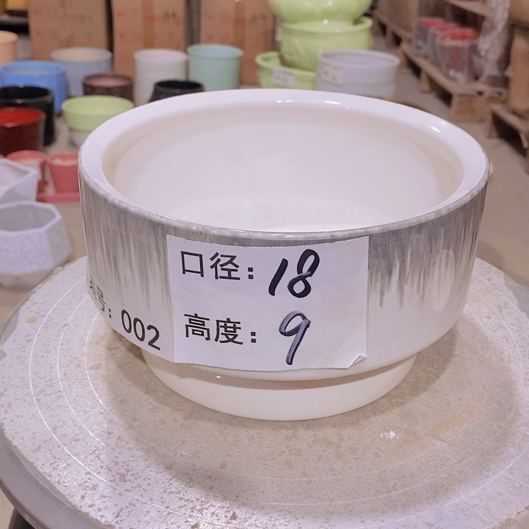【闪购商品】陶瓷微瑕花盆-CCH002-1个小号