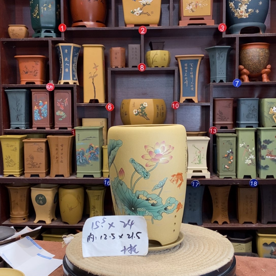 紫砂花盆紫砂艺术