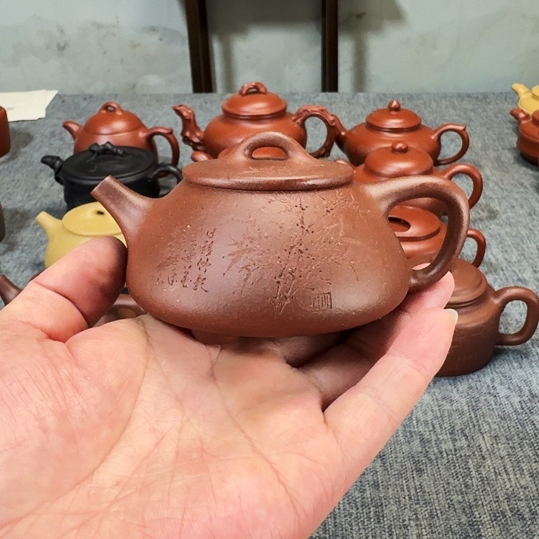 紫砂茶壶全手工紫砂壶平盖