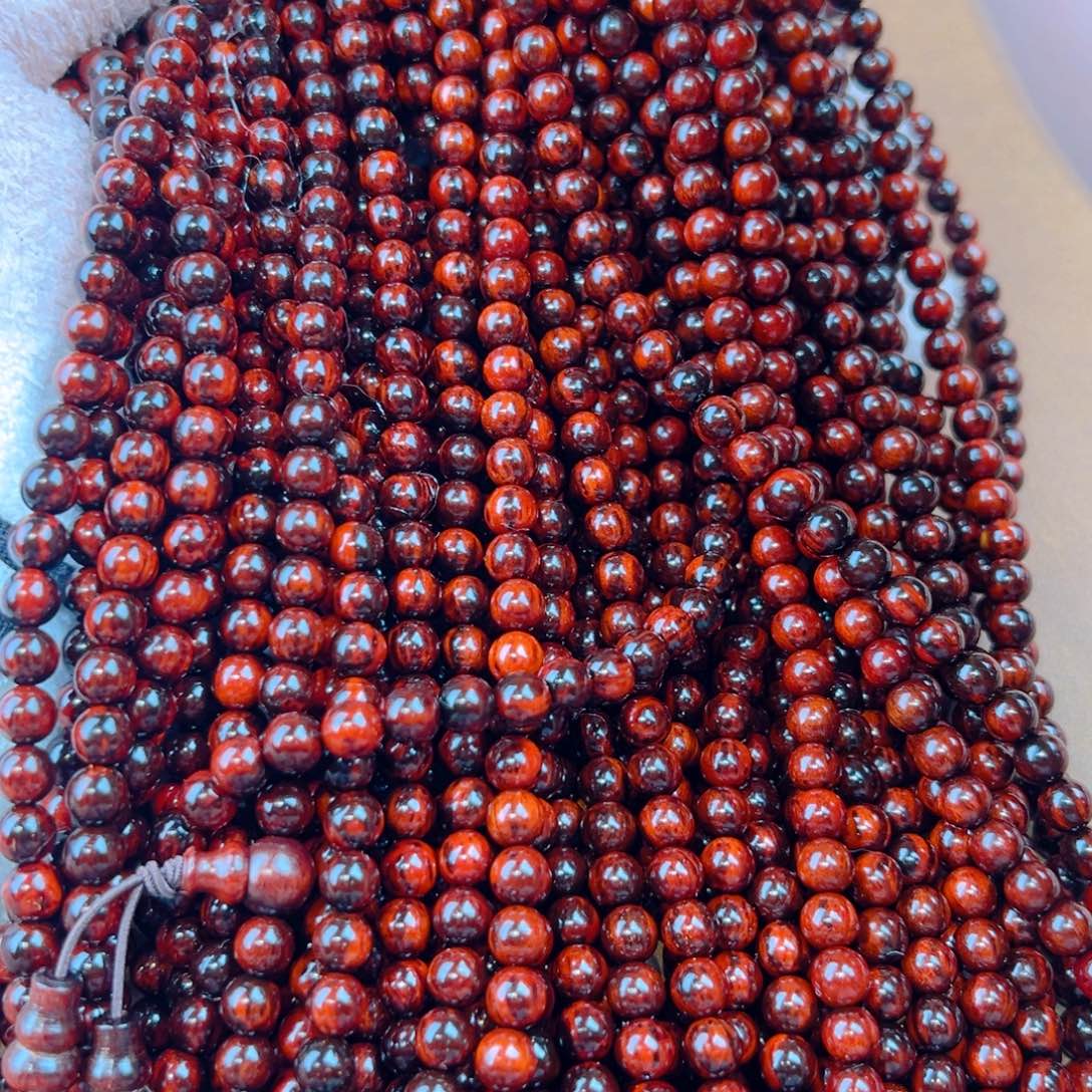 手串/手链小叶紫檀06琴料火焰芝麻纹