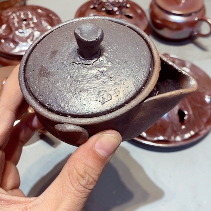 柴烧茶具他陶瓷杯子