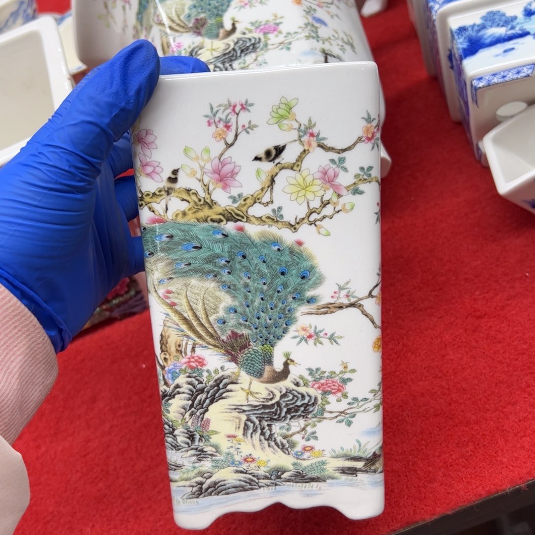 紫砂花盆115号瑕疵10/19cm