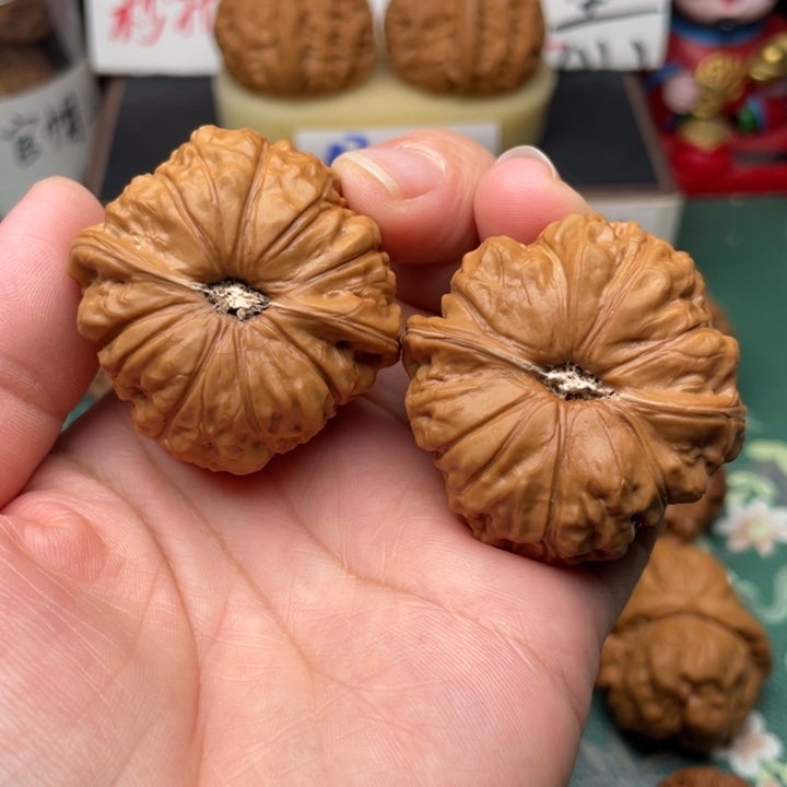 【闪购商品】文玩核桃吊坠42.5全品南瓜墩