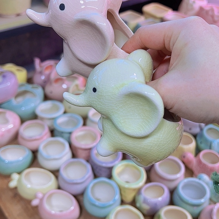 陶瓷花盆当场凑满12包邮