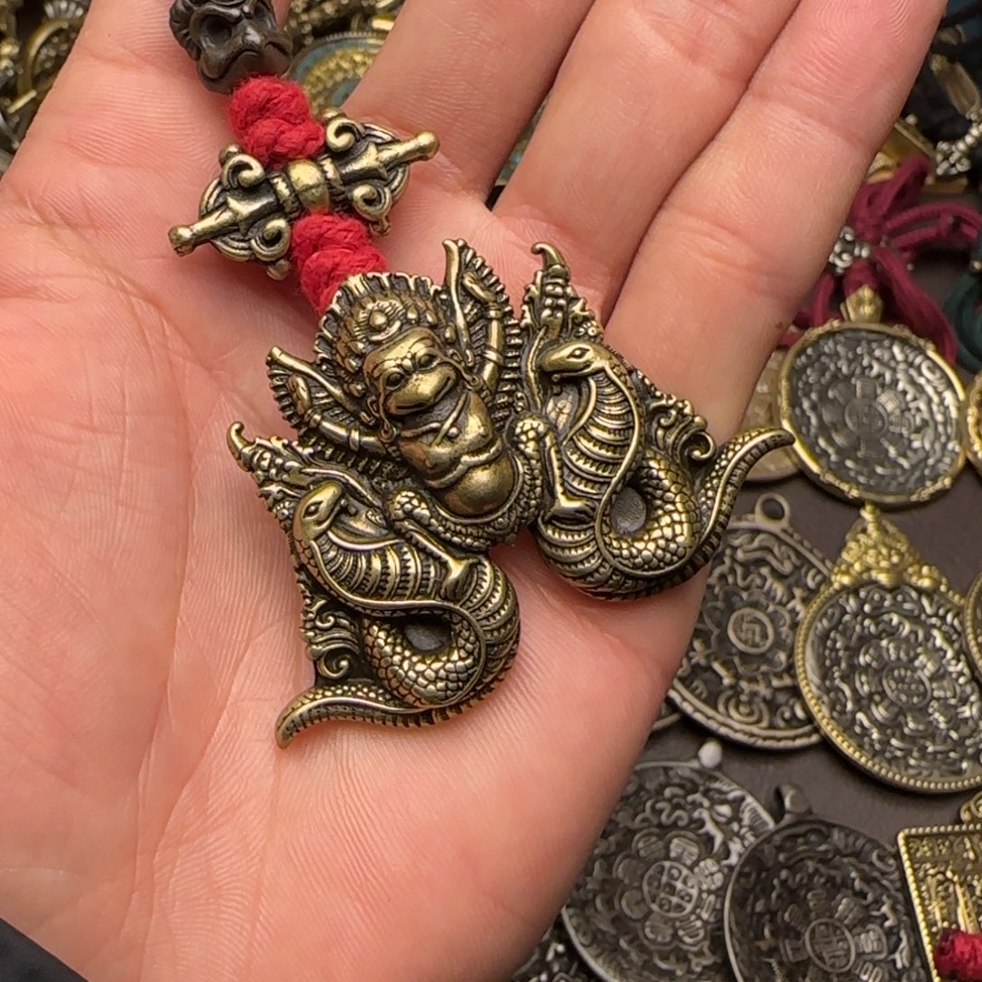 老铜大鹏鸟吊坠喜欢的来
