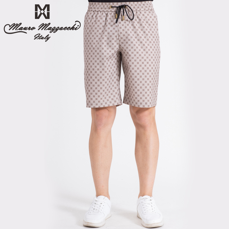 Mauro/玛路男士休闲短裤经典老花设计款时尚百搭速干透气夏 5305
