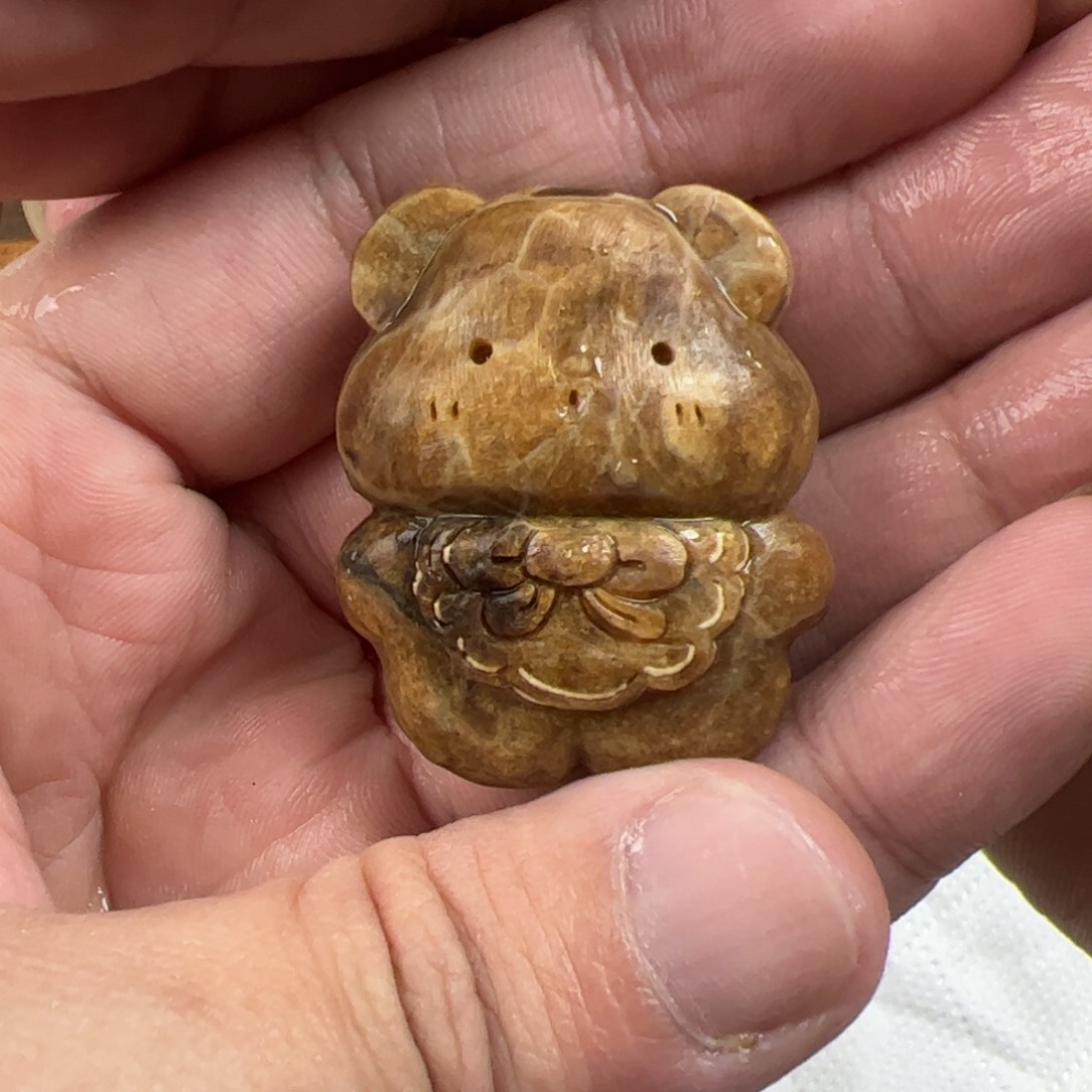 琥珀珠宝奇石未镶嵌熬***女琥珀蜜蜡定制款