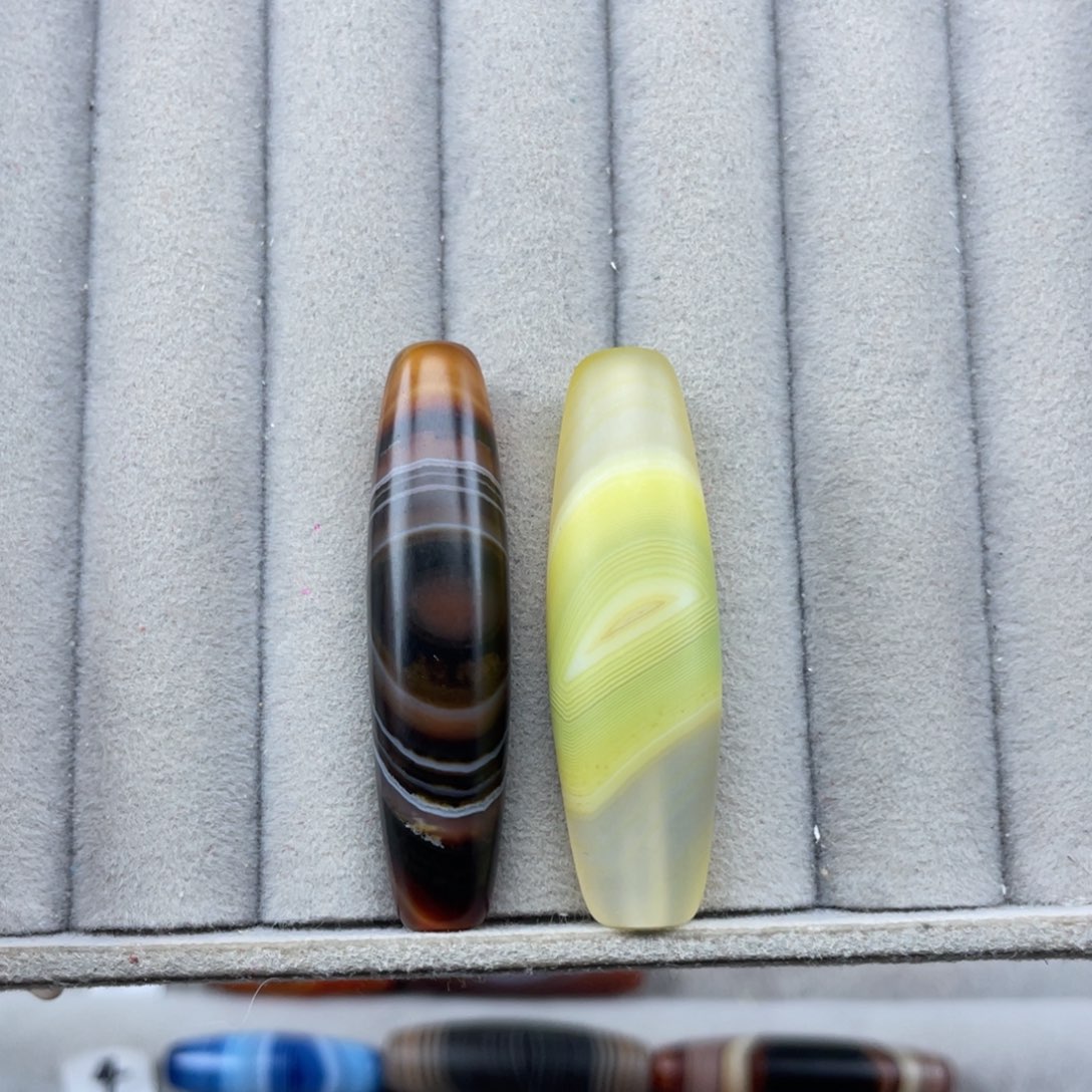 三***急玛瑙/玉髓合金颈饰