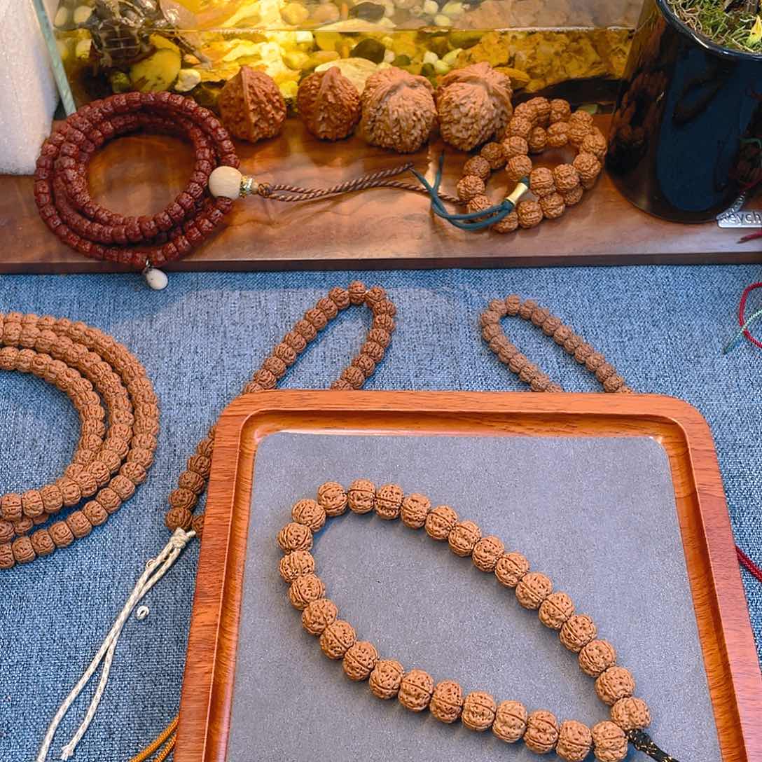 金刚菩提手串邮*梅花108