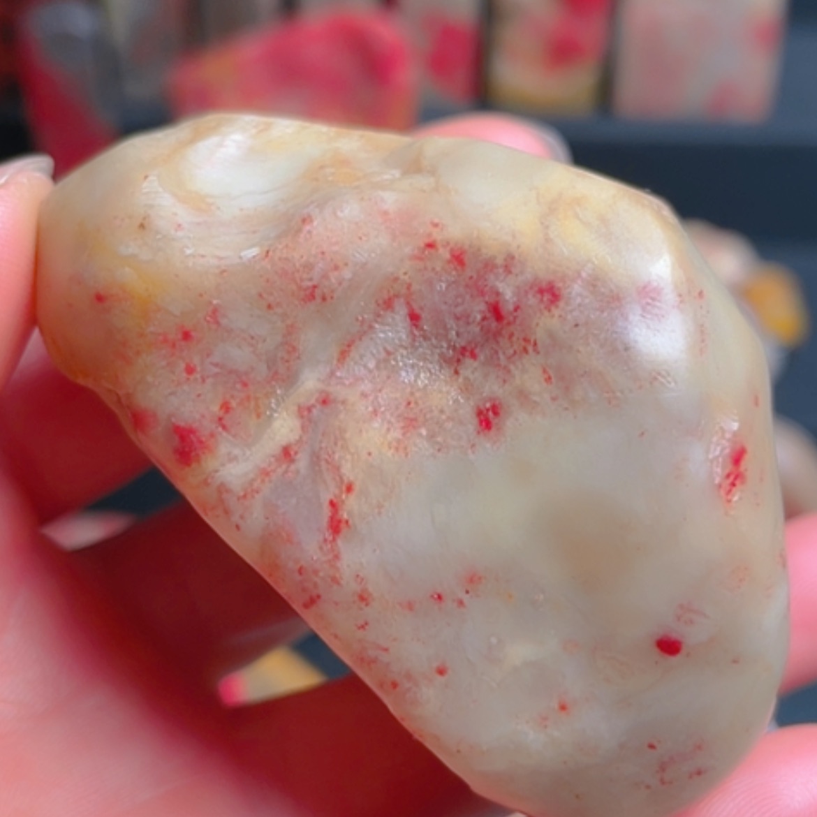 【闪购商品】昌化鸡血石昌化鸡血石冻底把件