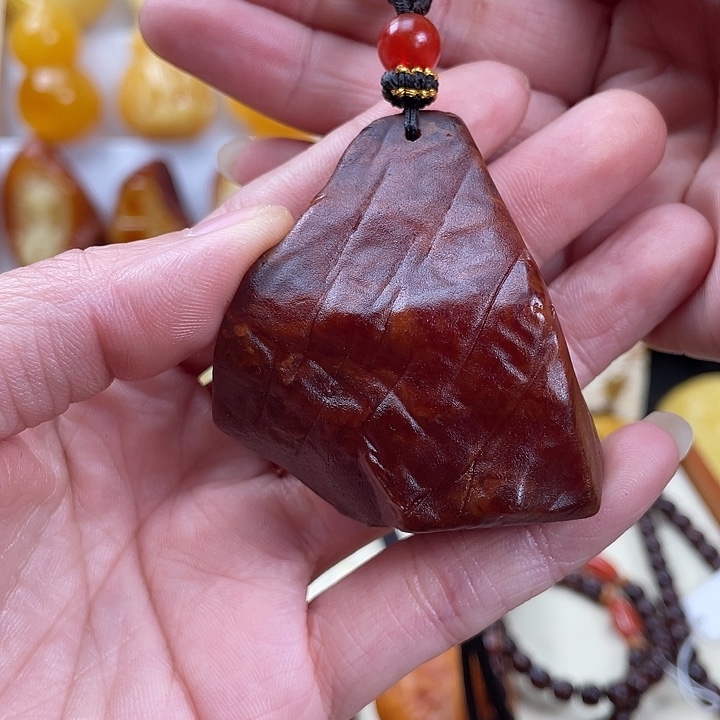 蜜蜡项链未镶嵌31.2克