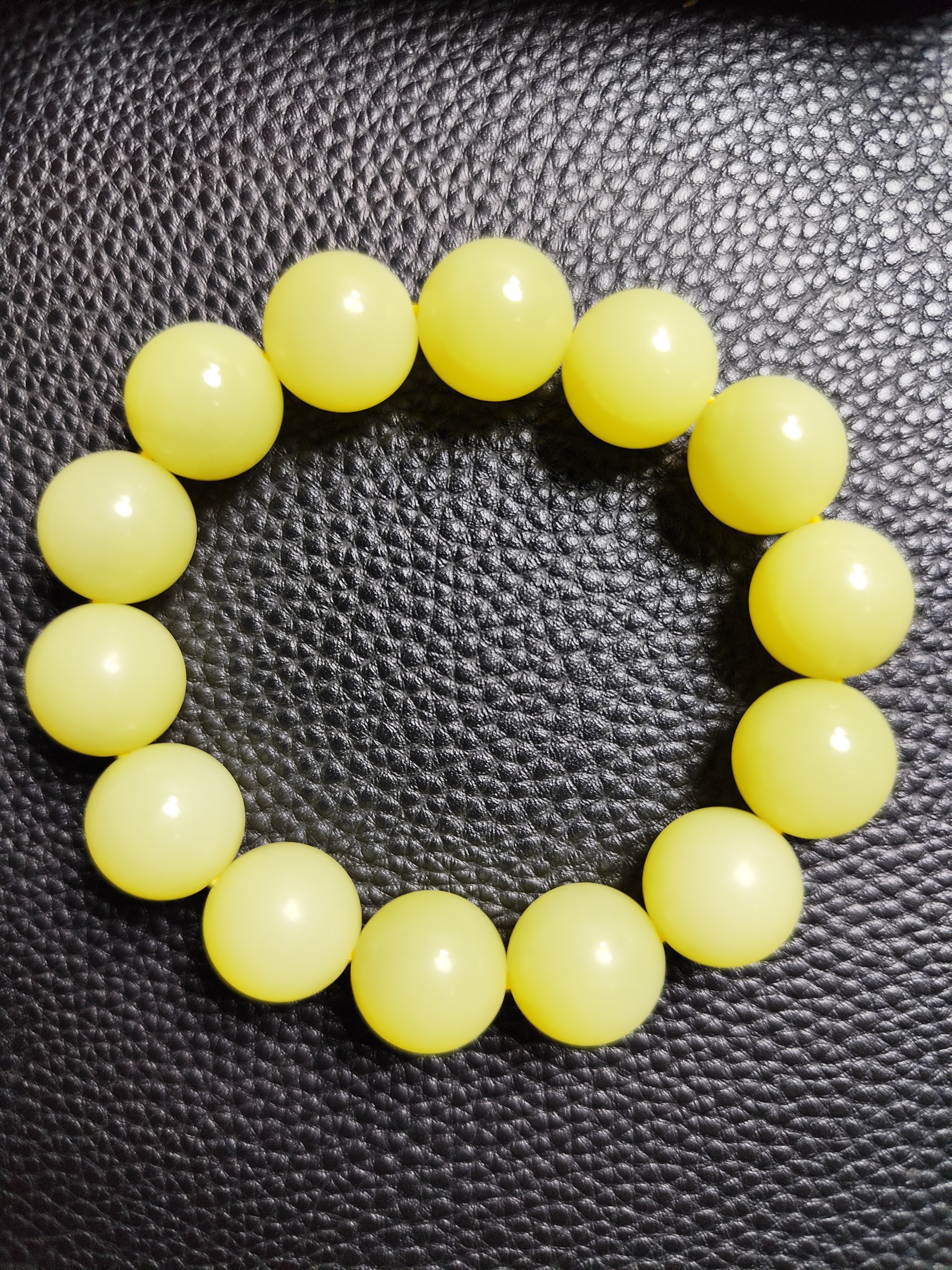 高品质黄口手串，无包容