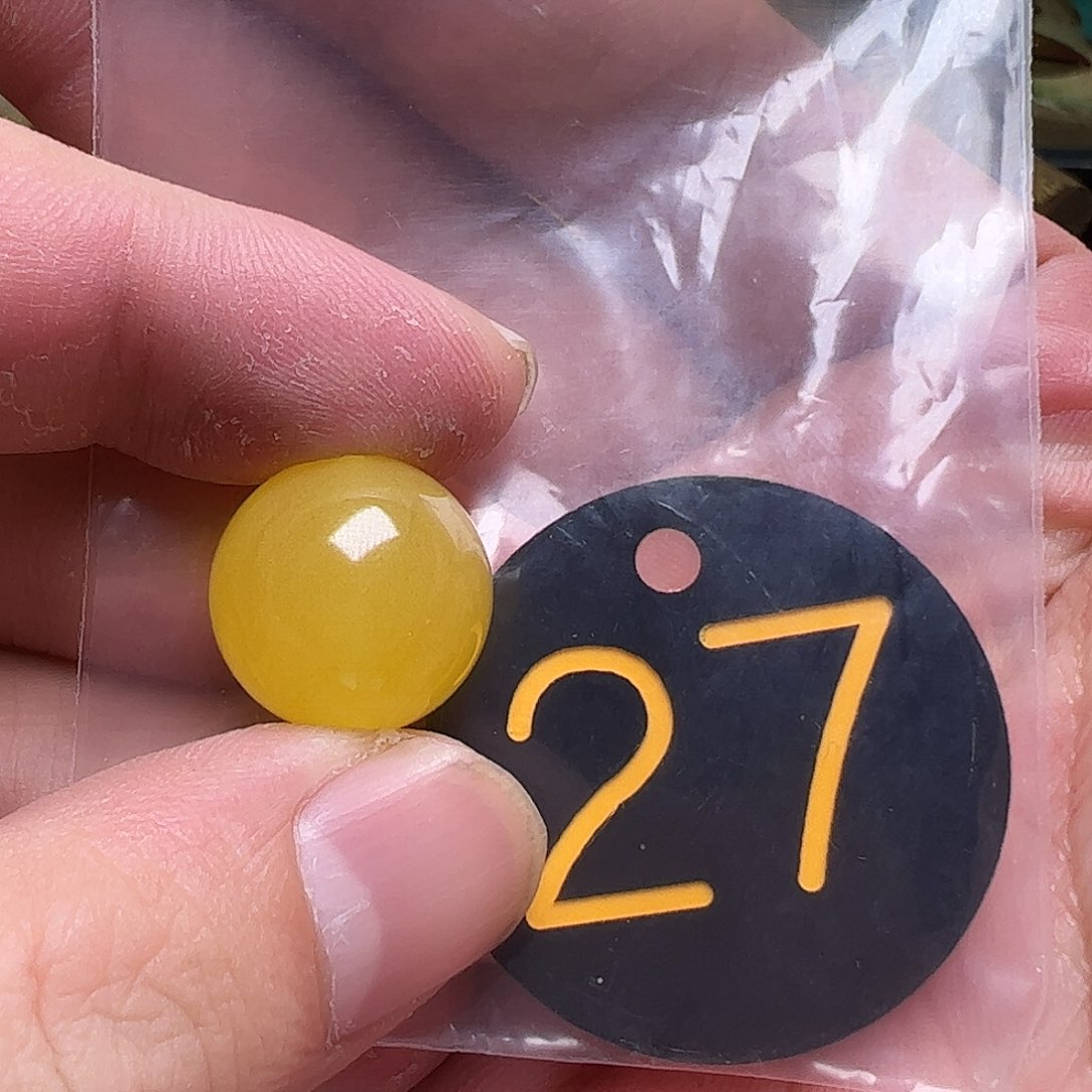 蜜蜡未镶嵌珠宝奇石16.7mm