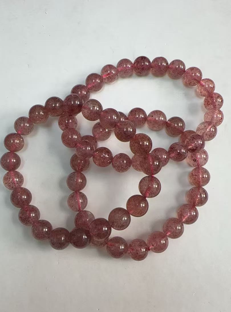 天然草莓晶单圈 约9mm+ FD2503025