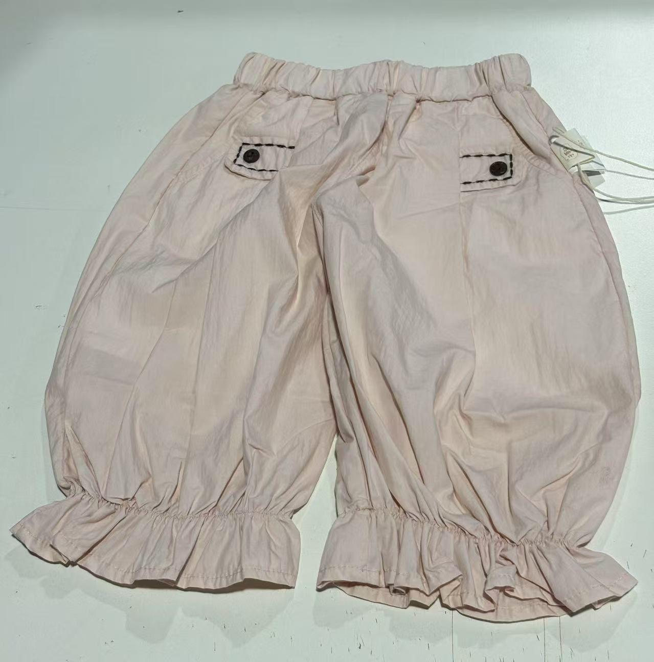 韩系男小童纯色休闲百搭束脚休闲裤