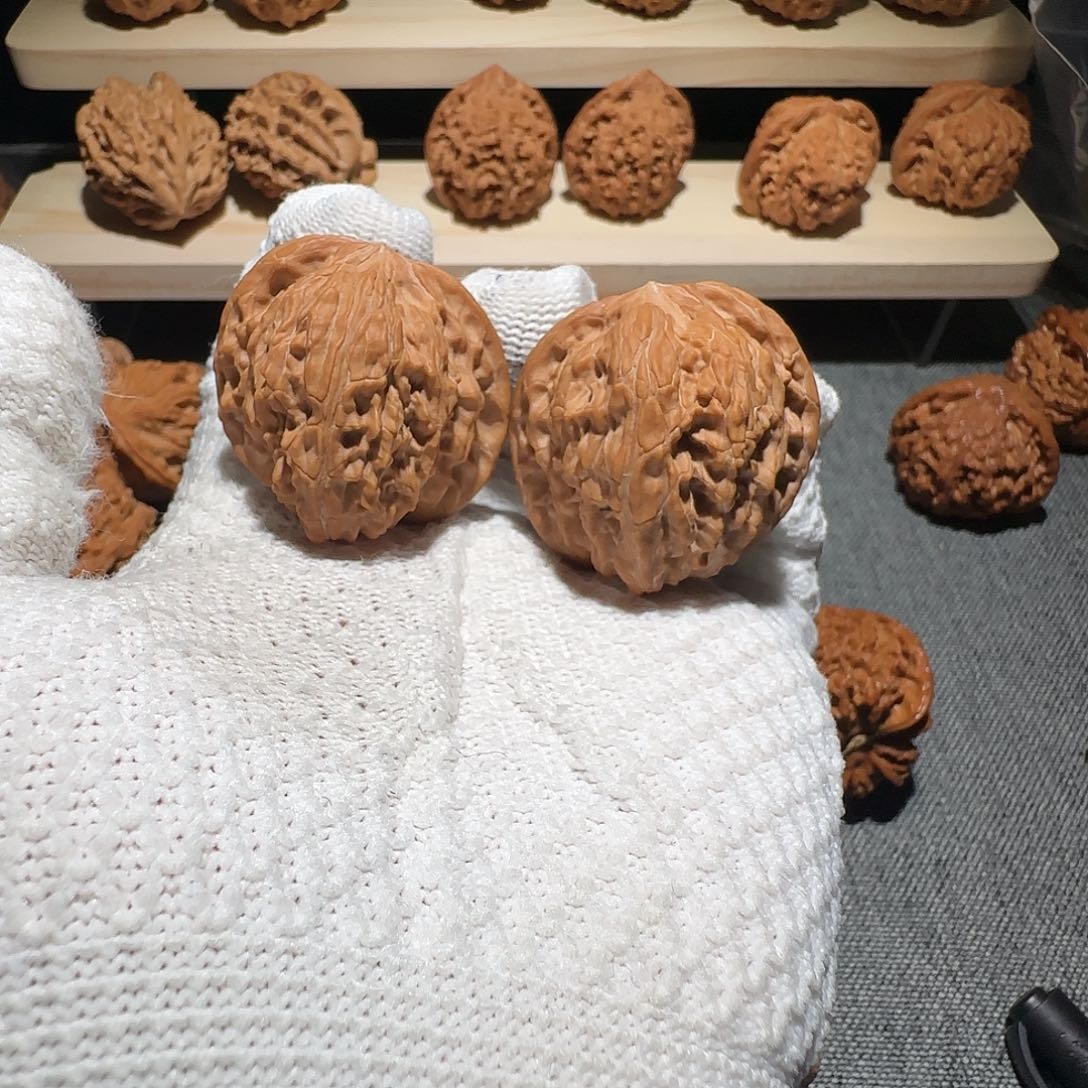 文玩核桃吊坠磨盘