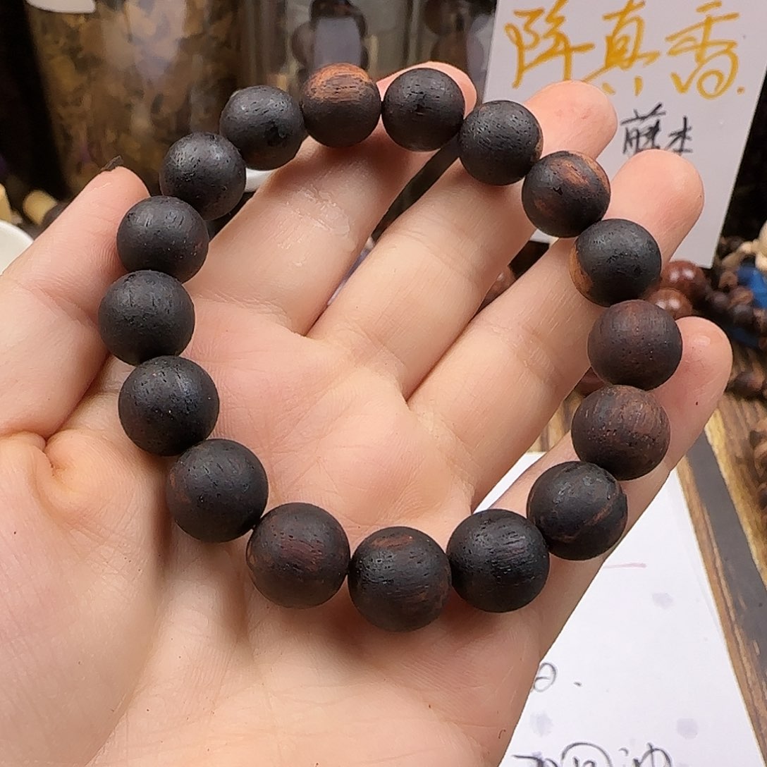 降真香手串/手链1.2高油糖结单圈