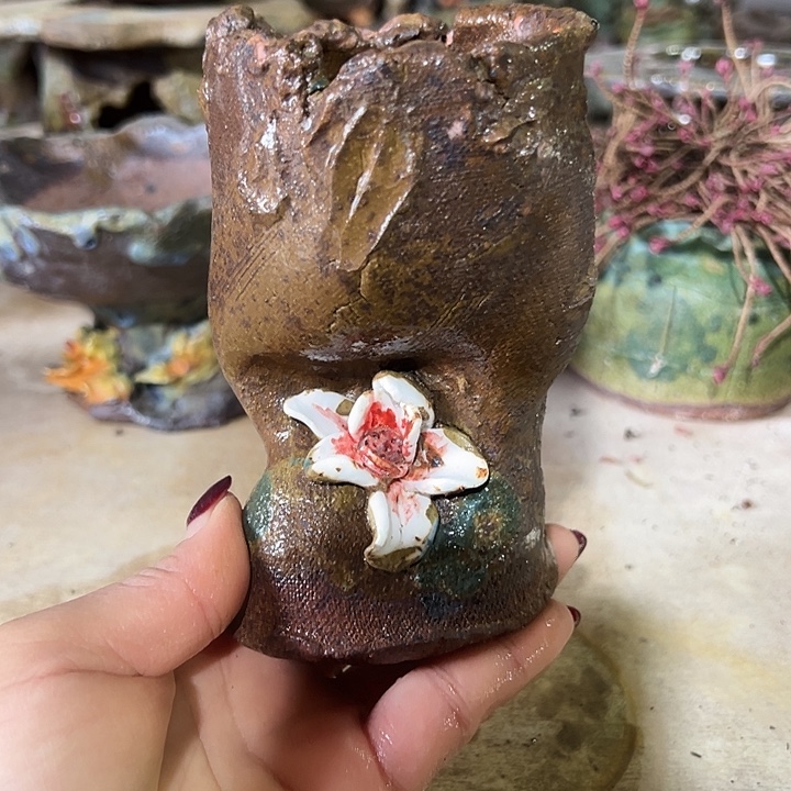 新店福利满58包邮手工粗陶高温