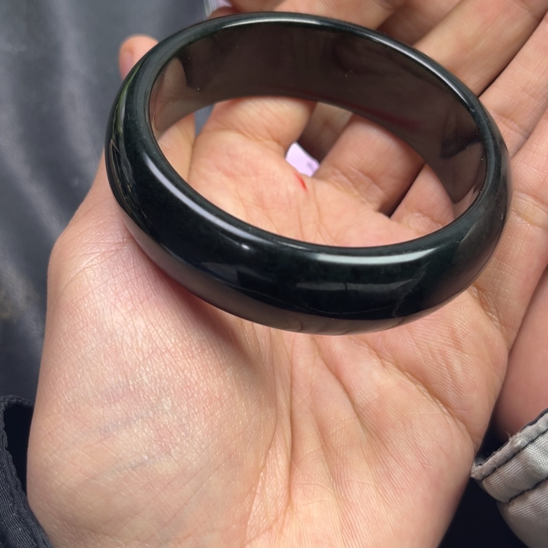 和田玉颈饰未镶嵌多样性钢板料新疆黑油青手镯货头轮胎