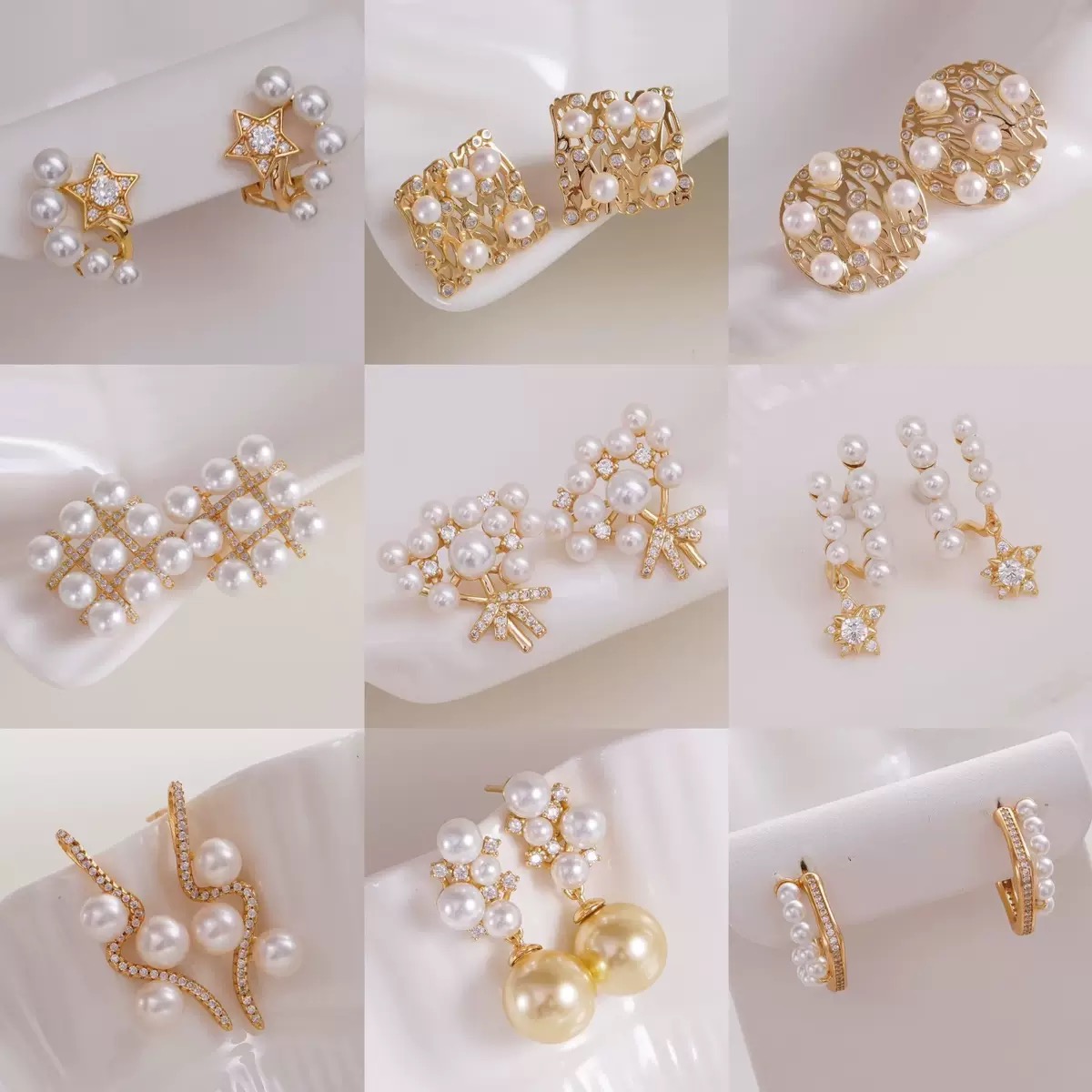 铜合金耳饰 【编号 001-200】时尚饰品